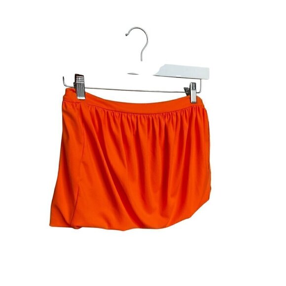 SUSANA MONACO MINI BEACH Orange Ruffle Skirt, 100% COTTON, SM - Picture 4 of 4
